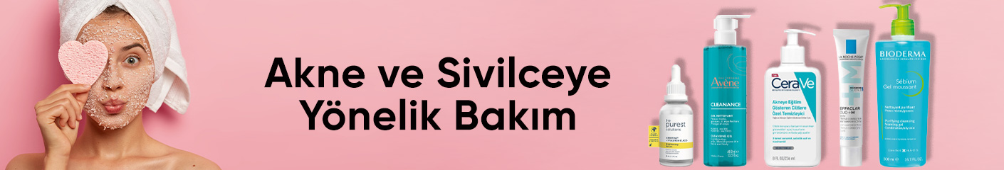 Akne ve sivilceye yönelik bakım ürünleri